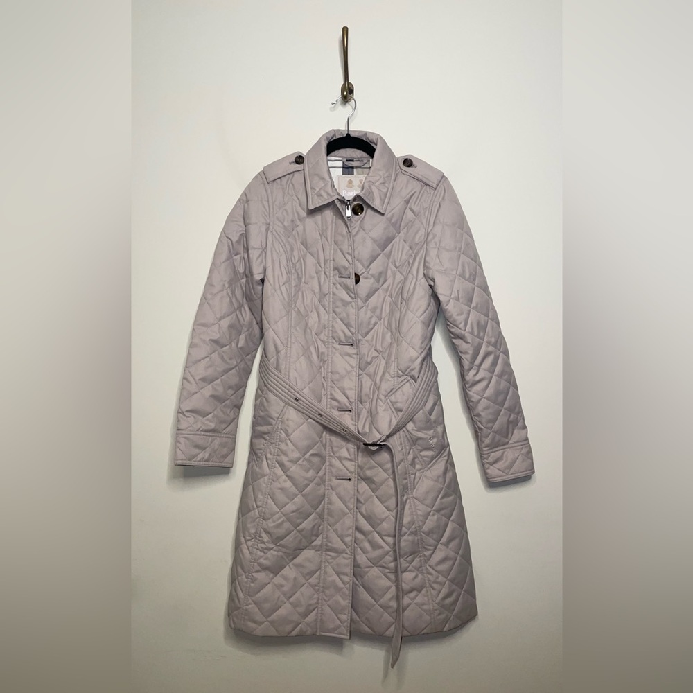 Barbour Rosalind Quilted Belted Trench Coat - Picture 7 of 10
